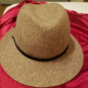 Wool fedora hat